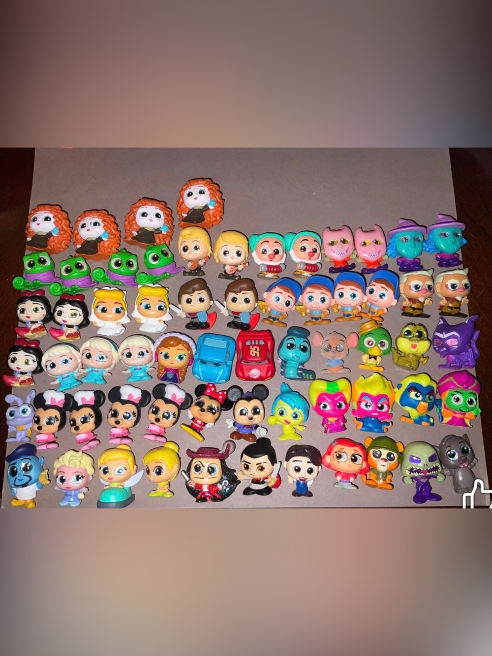 Disney Mini Doorable Collectible Figures Set - Multicolor Characters
